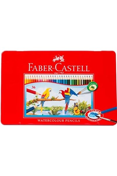 Generic Watercolor 36 colors in a flat metal case from Faber-Castell