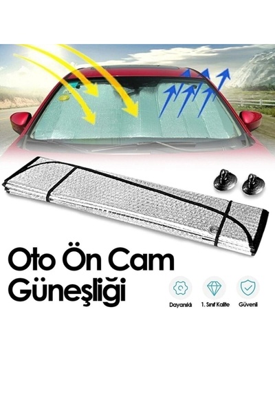 Dalian Home Oto Araç Araba Güneşliği Ön Cam Güneşliği Parlak Güneşlik Koruyuc...