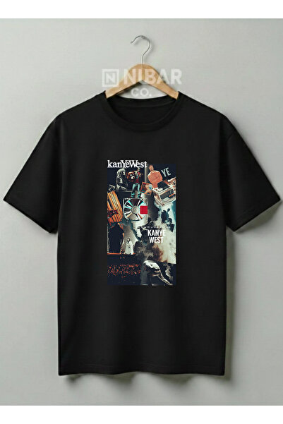 Grafftee Clothing Tricou unisex Kanye West cu design special, premium, 100% b...