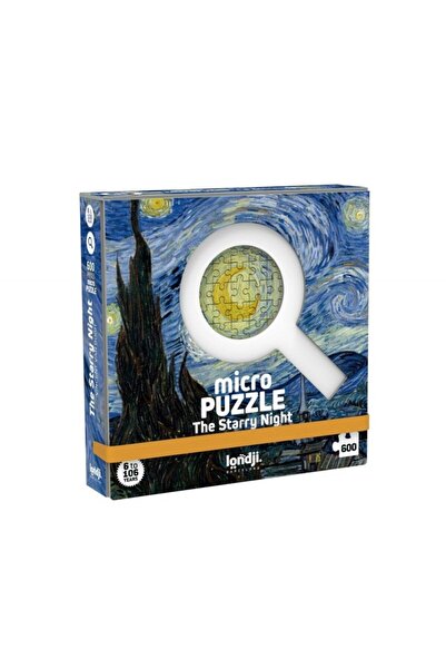 Londji Micro Puzzle 600 piese - Noaptea instelata Van Gogh