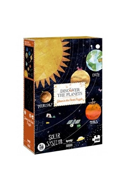 Londji Puzzle fluorescent - Descopera Cosmosul 200 piese