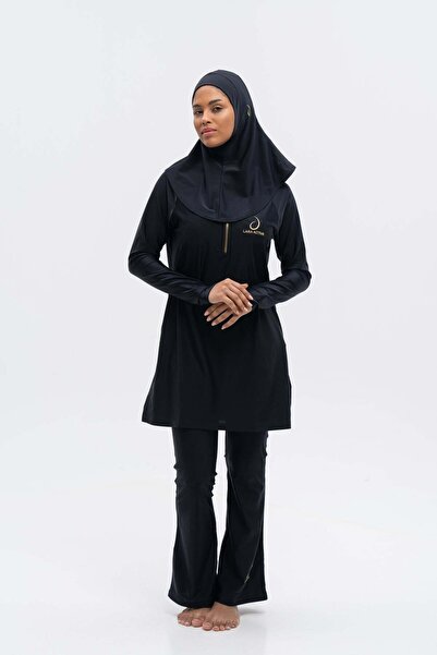 Lara Active Burkini - Black & Gold