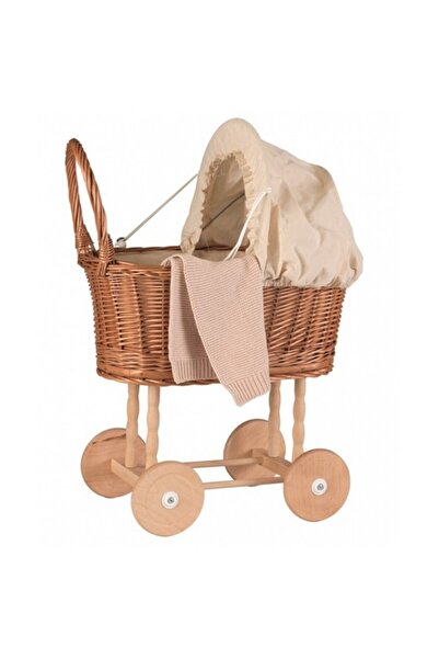 Egmont Toys Carucior din nuiele pentru papusi