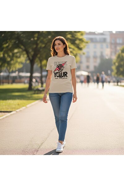 URBANTRENDSTORE Unisex Future Oversize Fit Comfortable Wide Loose T-Shirt Cas...