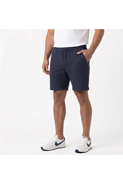 just wear zt Unisex Rahat Kesim Bağcıklı Günlük Şort