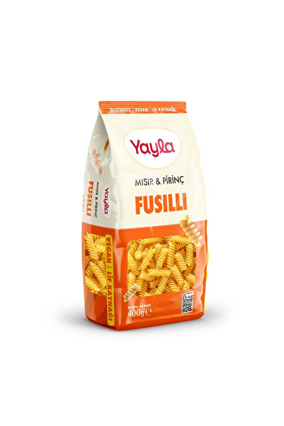 Yayla Glutensiz Mısır ve Pirinç Fusilli Makarna 400 g