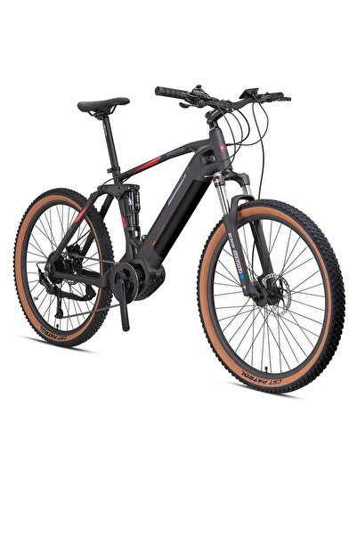 Kron GRAVITY - 29 - MTB 18.5'- 10 Vites - Elektrikli - Mat Siyah-Füme/Kırmızı