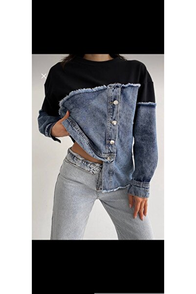Tanem Asimetrik sweatshirt