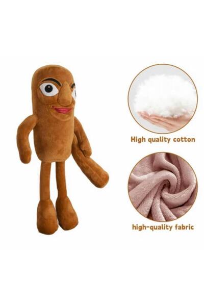 Generic Funny Sausage Plush Toy 37cm Soft Stuffed Doll Cartoon Character Pillow Kids Gift