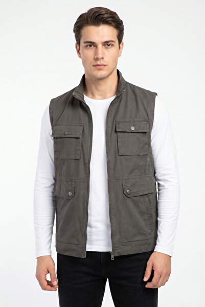 DYNAMO Ανδρικό αθλητικό γιλέκο κυνηγιού από καμβά BGL-ST05340