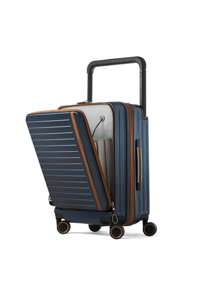 Tereplus Luxury Carry On 20" Bag with Front Open Laptop Pocket, Wide Handle, ...