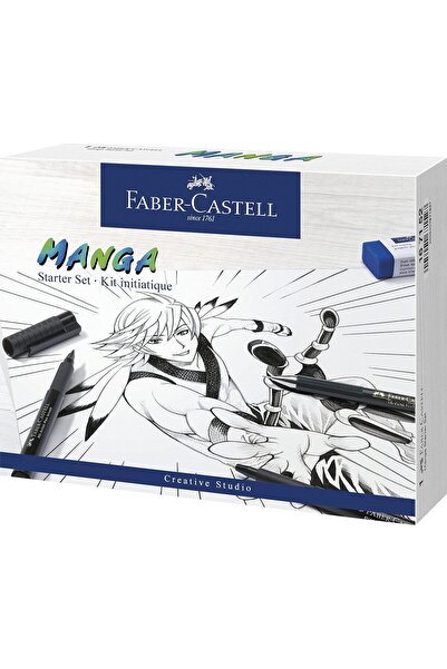 Generic Faber-Castell Manga Beginner Set, Multi-color, for Arts, Crafts, Draw...