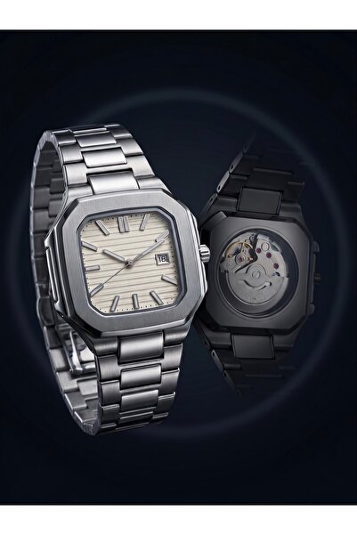 be Man Men's Steel Watch Silver Color High Quality Automatic Appearance Luxur...
