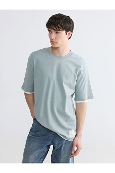 LC Waikiki Xside Crew Neck Combed Cotton Mens T-Shirt