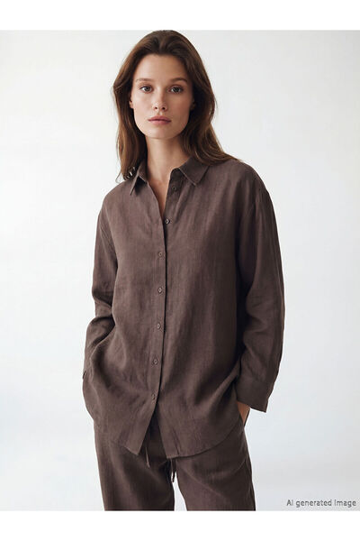 LC Waikiki YK PLUS Μουσελίνα Γυναικείο Πουκάμισο Τουνίκ