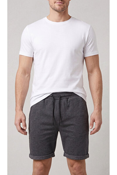 just wear zt Unisex Double Paça Şort – Rahat Kesim, Ayarlanabilir Bel