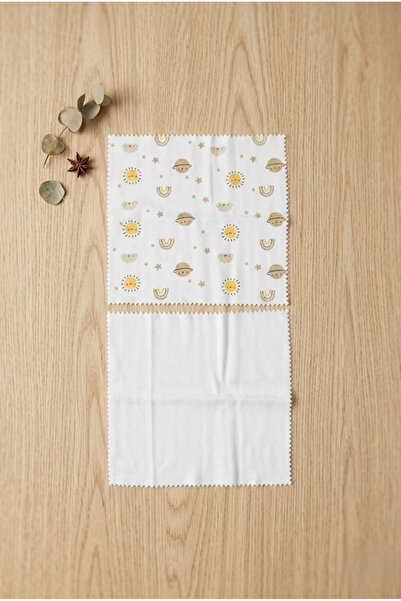Yumak Bebek Ürünleri Set of 6 100% Organic Muslin Baby Mouth Wipes with Patte...