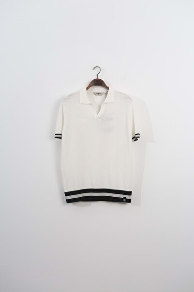 Cazador CAZ 34020 POLO YK. TRİKO T-SHIRT EKRU