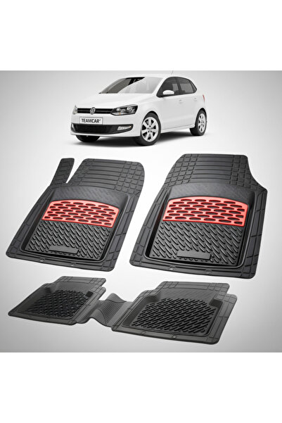 TEAMCAR Volkswagen Polo Mk5 6R 6C Χάτσμπακ 5-θυρο Συμβατά Πατάκια Δαπέδου 200...