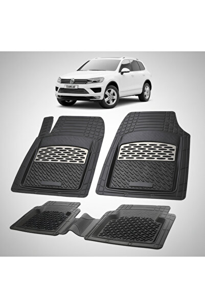 TEAMCAR Volkswagen Touareg 2 Συμβατά Πατάκια Δαπέδου 2010-2018 |   Ασήμι