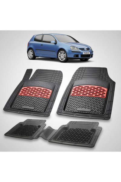 TEAMCAR Volkswagen Golf 5 Χάτσμπακ 3-θυρο Συμβατά Πατάκια Δαπέδου 2003-2009 |...