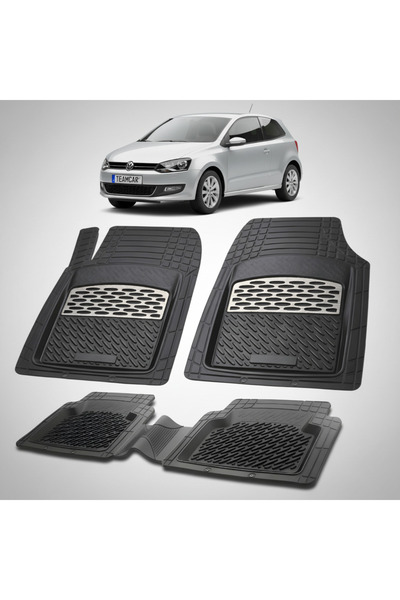 TEAMCAR Volkswagen Polo Mk5 6R 6C Χάτσμπακ 3-θυρο Συμβατά Πατάκια Δαπέδου 200...