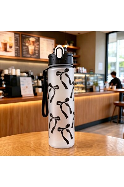 Choice13 Black Frosted 800ml/27oz Large Capacity Sports Water Bottle Leak Pro...