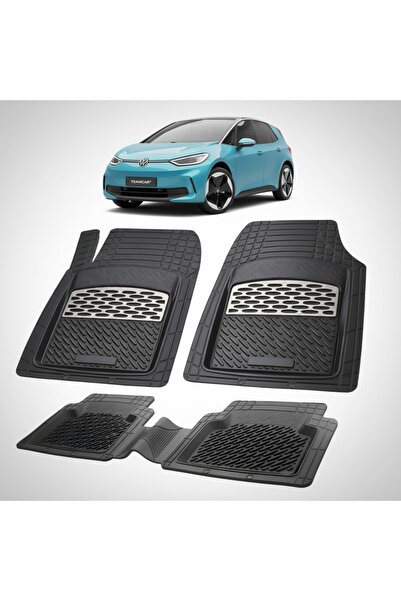 TEAMCAR Συμβατά πατάκια δαπέδου για Volkswagen ID.3 2020-2024 |   Ασήμι