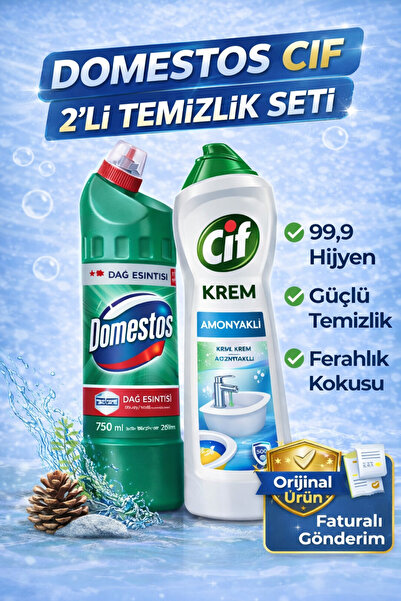 Domestos CIF 2'Lİ TEMİZLİK SETİ AVANTAJ PAKET