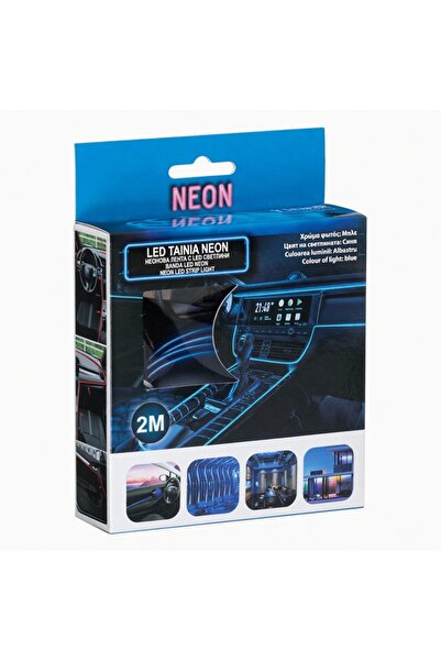 Z Store Ταινία LED Νέον Μπλε 2μ – Τροφοδοτούμενη με USB, Εύκαμπτο Φωτεινό Καλ...