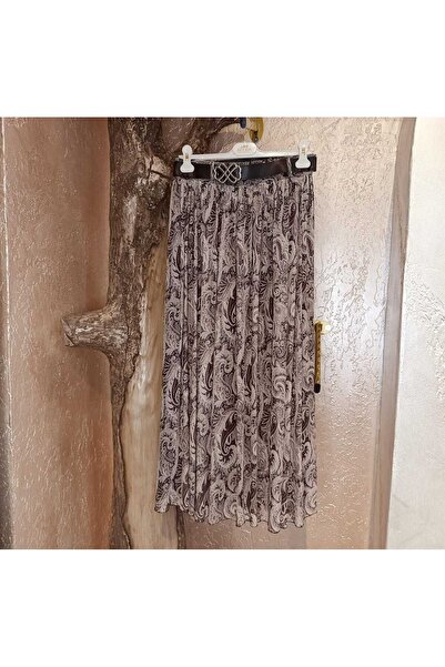 Butik DESENLİ PİLİSELİ ETEK