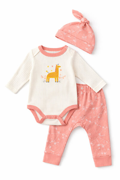 cutie baby ملابس أطفال مكونة من 3 قطع للفتيات حديثات الولادة، تتضمن بودي سوت ...