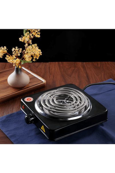 DigikalaX Brichetă electrică premium pentru cărbuni de narghilea, 1000W, Termostat automat, Protecție la supraîncălzire, Non-