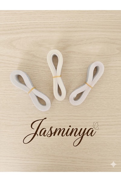 Jasminya 10 Metre 1,5 cm Geniş Çift Taraflı Şerit Yapıştırıcı Tela (Etek, Pantolon Paça, Elbise Altı,Köprü )