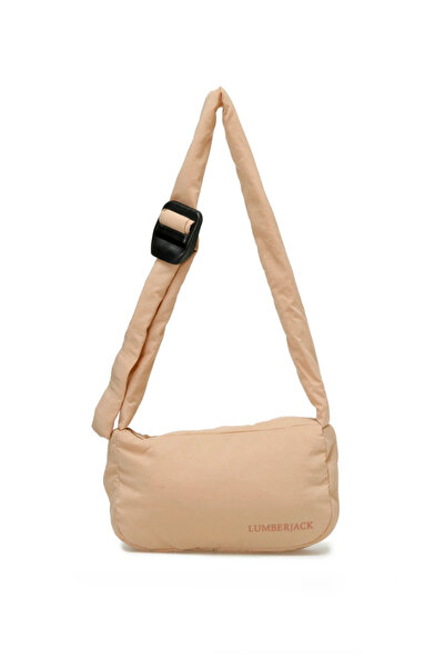 lumberjack 5M KRKL COS CPRZ 5FX Γυναικεία τσάντα χιαστί σε μπεζ χρώμα