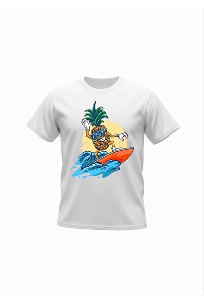 URBANTRENDSTORE Unisex Holiday Surfing Oversize Fit Άνετο φαρδύ μπλουζάκι casual