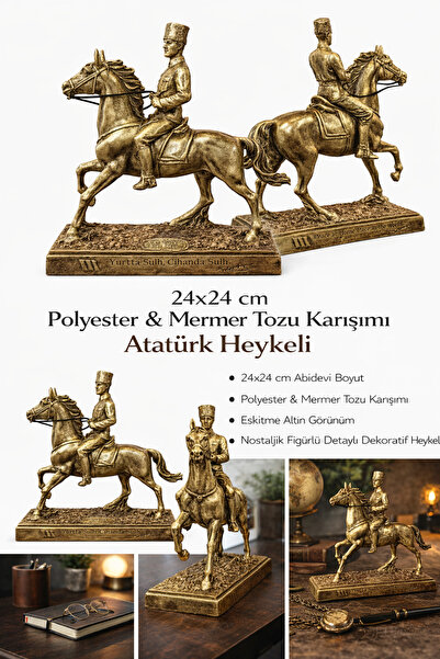 Efe Atatürk heykeli 24cm* 24cm