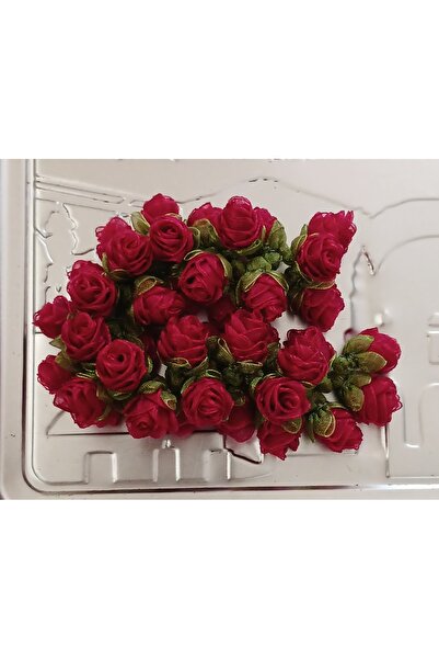 Kösedağ Organze Kurdela Başak Oyası Çiçekleri (Bordo)1 Paket 40 Adet