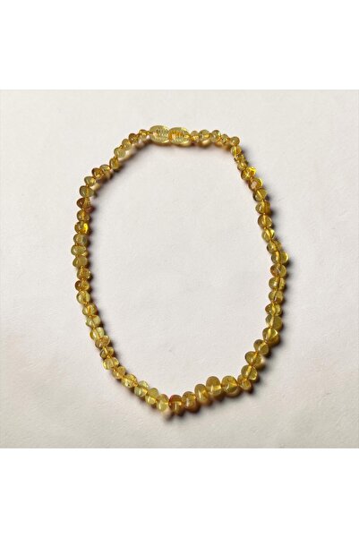 DIVA STONES Damla Kehribar Bebek Kolyesi