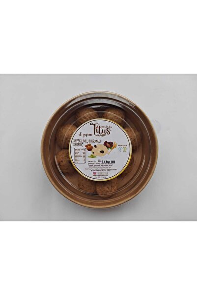 Titus Yöresel Tatlar Kepek Unlu Hurmalı Şekersiz (Diyet)Kerebiç kurabiyesi (5...