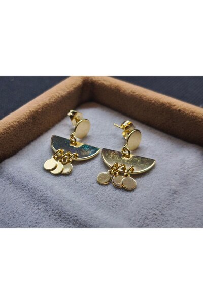 MuseumofYou Bohemian Style Gold Color Round Dangle Earrings - Women's Jewelry Accessory
