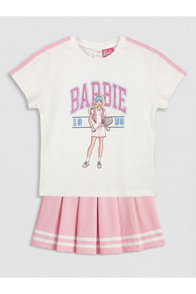 LC Waikiki LCW Kids Barbie Baskılı Kız Çocuk Takım