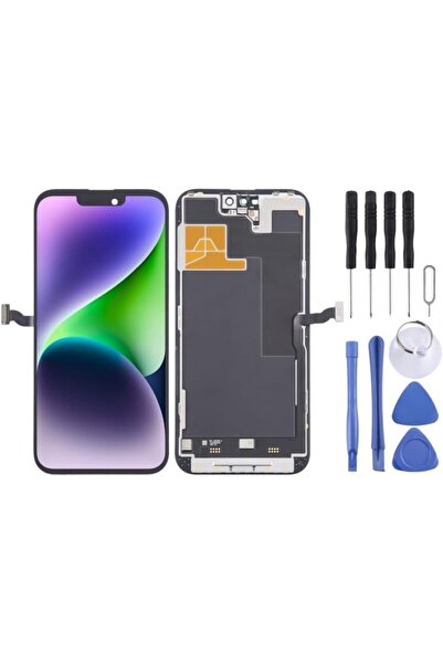 indirimplus iPhone 14 PRO MAX Lcd Ekran Dokunmatik Siyah OLED GX