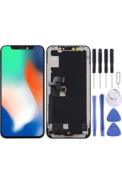 indirimplus iPhone X Lcd Ekran Dokunmatik Siyah GX OLED