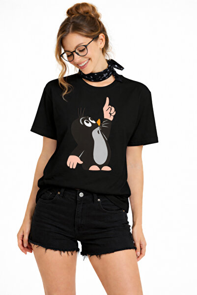 ArtYus Slatka majica sa likom pingvina, unisex, oversize – pamučna ležerna ma...