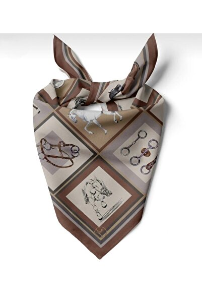 618 CONCEPT 70X70 Horse Elegance Bandana/ Scarf