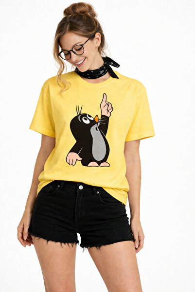 ArtYus Χαριτωμένο μπλουζάκι με στάμπα με χαρακτήρα πιγκουίνου, unisex, oversi...