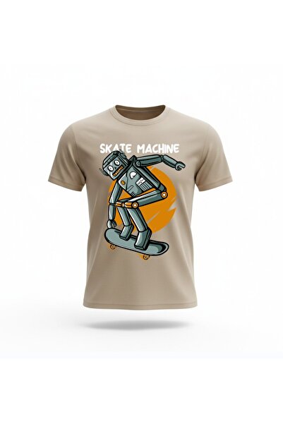 URBANTRENDSTORE Unisex Skate Machine Skateboard Oversize Fit Comfortable Wide...