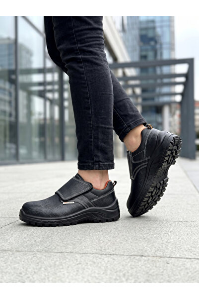 Babetty İş Güvenliği Ayakkabısı Çelik Burunlu S1 Ortopedik Taban Hafif Kaymaz...