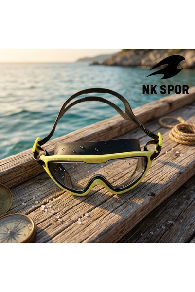 nkspor Adult and Children over 8 Years Old Compatible Leak-Proof Silicone Body-Fitted Sea and Pool Goggles - Professional Sea Goggles